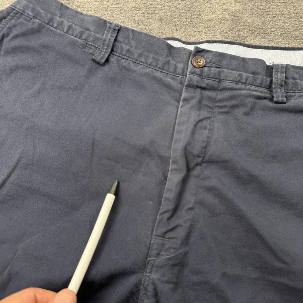 Polo Ralph Lauren Chino Pants Men Fits 39x34 Navy Blue Stretch Classic Fit Twill